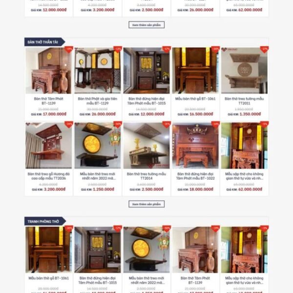 Theme wordpress bán bàn thờ 1 - Theme Wordpress Giá Rẻ - Mua Bán Theme WP Đẹp Chuẩn Seo