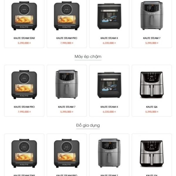 Theme wordpress bán đồ gia dụng nồi chiên không dầu - Theme Wordpress Giá Rẻ - Mua Bán Theme WP Đẹp Chuẩn Seo