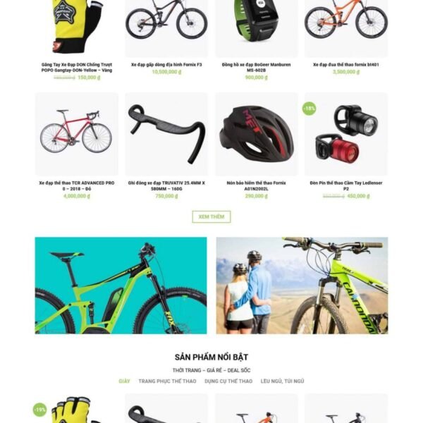 Theme wordpress bán dụng cụ thể thao - Theme Wordpress Giá Rẻ - Mua Bán Theme WP Đẹp Chuẩn Seo