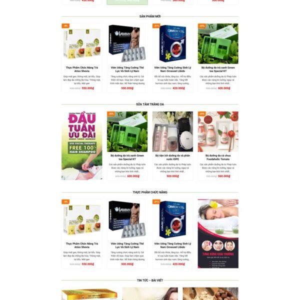 Theme wordpress bán mỹ phẩm làm đẹp - Theme Wordpress Giá Rẻ - Mua Bán Theme WP Đẹp Chuẩn Seo