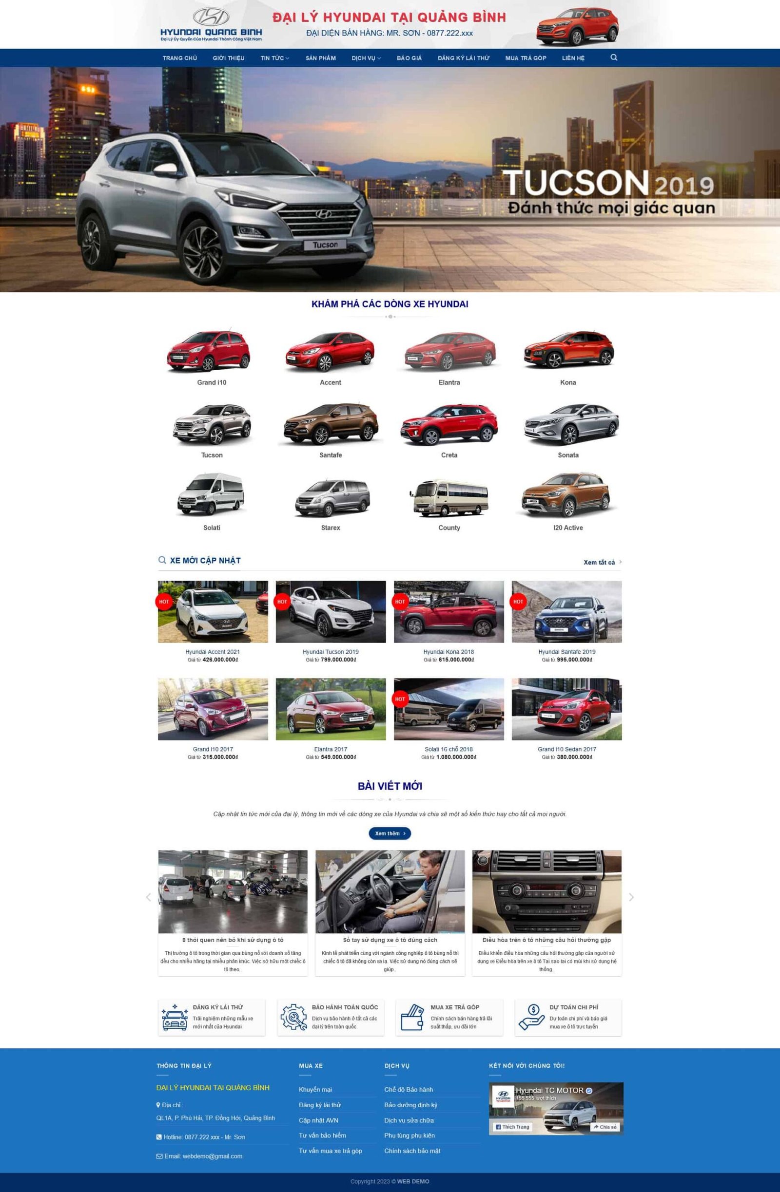 Theme wordpress bán ô tô hyundai 3 - Theme Wordpress Giá Rẻ - Mua Bán Theme WP Đẹp Chuẩn Seo