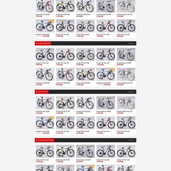 Theme wordpress bán xe đạp - Theme Wordpress Giá Rẻ - Mua Bán Theme WP Đẹp Chuẩn Seo