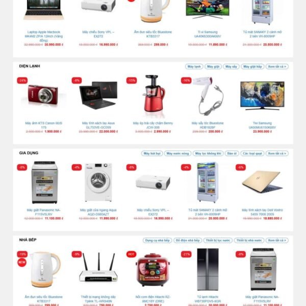 Theme wordpress điện máy 7 - Theme Wordpress Giá Rẻ - Mua Bán Theme WP Đẹp Chuẩn Seo