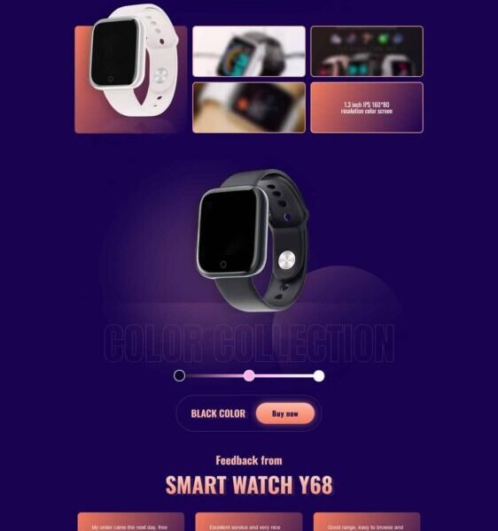 Theme wordpress lading pape bán đồng hồ thông minh - Theme Wordpress Giá Rẻ - Mua Bán Theme WP Đẹp Chuẩn Seo