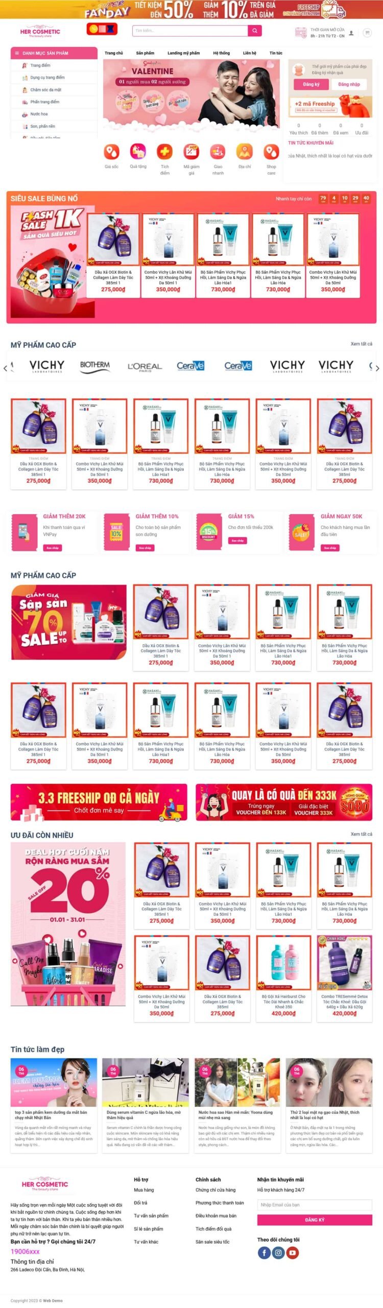 Theme wordpress mỹ phẩm 19 - Theme Wordpress Giá Rẻ - Mua Bán Theme WP Đẹp Chuẩn Seo