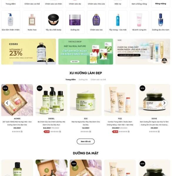 Theme wordpress mỹ phẩm 21 - Theme Wordpress Giá Rẻ - Mua Bán Theme WP Đẹp Chuẩn Seo