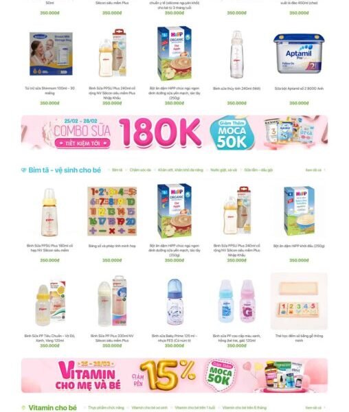 Theme wordpress mẹ và bé 3 bán sửa bỉm tả - Theme Wordpress Giá Rẻ - Mua Bán Theme WP Đẹp Chuẩn Seo