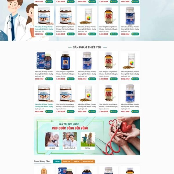 Theme wordpress nhà thuốc 02 - Theme Wordpress Giá Rẻ - Mua Bán Theme WP Đẹp Chuẩn Seo