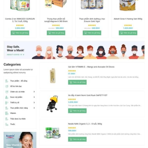 Theme wordpress nhà thuốc 3 - Theme Wordpress Giá Rẻ - Mua Bán Theme WP Đẹp Chuẩn Seo