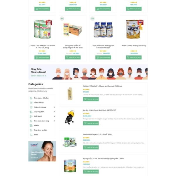 Theme WordPress nhà thuốc giao diện đẹp , chuẩn seo - Theme Wordpress Giá Rẻ - Mua Bán Theme WP Đẹp Chuẩn Seo