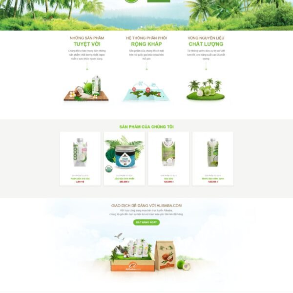 Theme wordpress nước dừa - Theme Wordpress Giá Rẻ - Mua Bán Theme WP Đẹp Chuẩn Seo