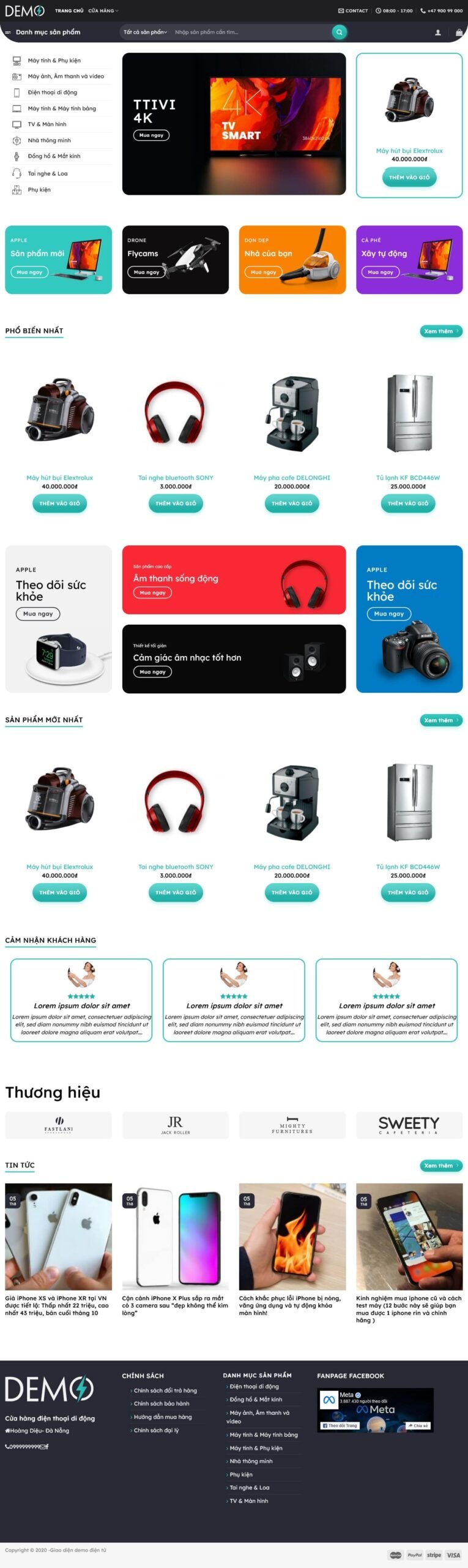Theme WordPress shop bán hàng điện tử công nghệ - Theme Wordpress Giá Rẻ - Mua Bán Theme WP Đẹp Chuẩn Seo