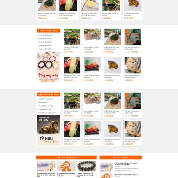 Theme wordpress shop phong thủy - Theme Wordpress Giá Rẻ - Mua Bán Theme WP Đẹp Chuẩn Seo