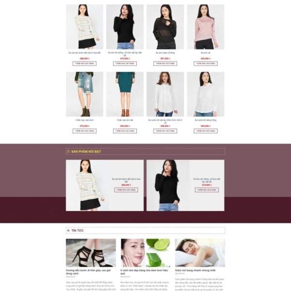 Theme wordpress thời trang 17 - Theme Wordpress Giá Rẻ - Mua Bán Theme WP Đẹp Chuẩn Seo