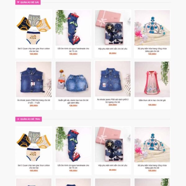 Theme wordpress thời trang trẻ em - Theme Wordpress Giá Rẻ - Mua Bán Theme WP Đẹp Chuẩn Seo