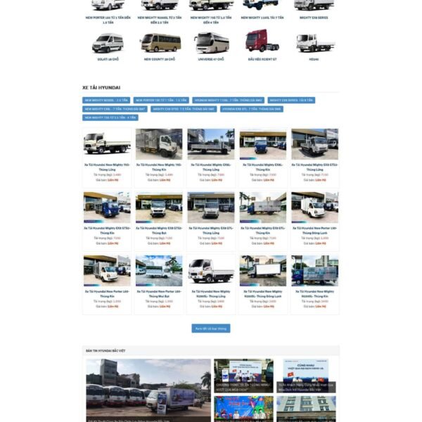 Theme wordpress xe tải huynhdai bắc việt - Theme Wordpress Giá Rẻ - Mua Bán Theme WP Đẹp Chuẩn Seo