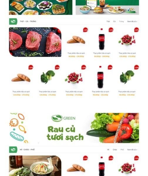 Theme wordpress tạp hóa bách hóa xanh 5
