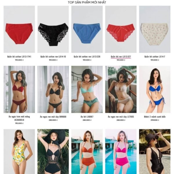 Theme WordPress Shop Thời Trang Bán Bikini