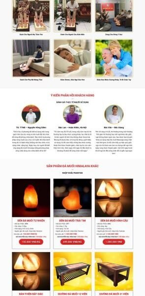 Theme wordpress bán đá muối