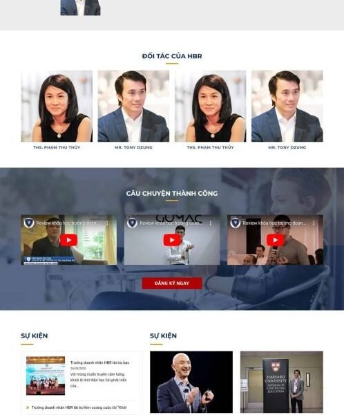 Theme wordpress đào tạo 2