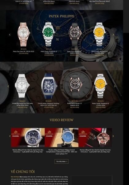 Theme wordpress đồng hồ 3