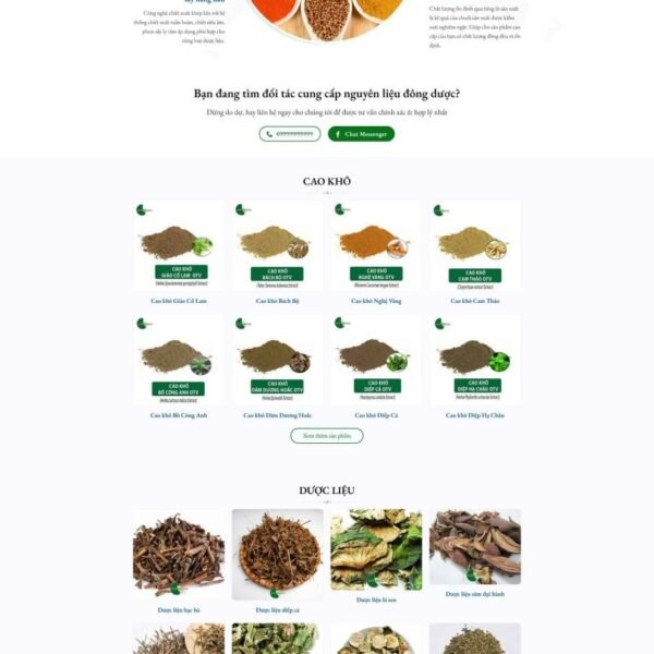Theme wordpress công ty dược liệu dược phẩm