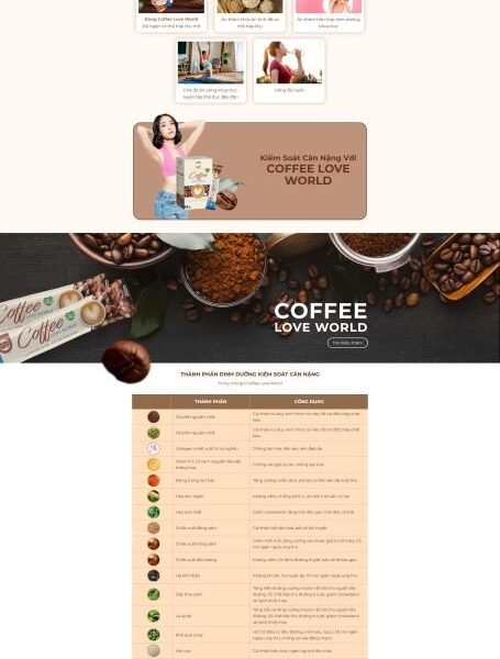 Theme wordpress Landing page thực phẩm chức năng giảm cân