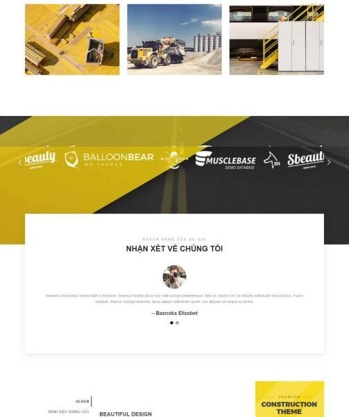 Theme wordpress giới thiệu công ty xây dựng 5