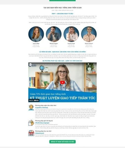 Theme wordpress bán khóa học 1