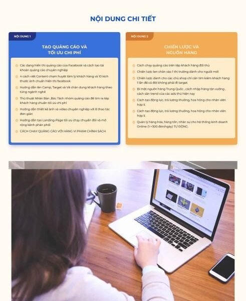 Theme wordpress lading pape khóa học maketing