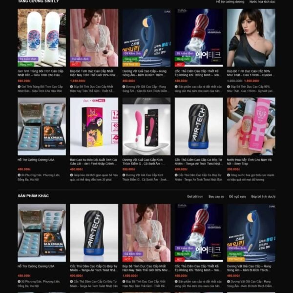 Theme wordpress đồ chơi tình dục người lớn ,bcs 18