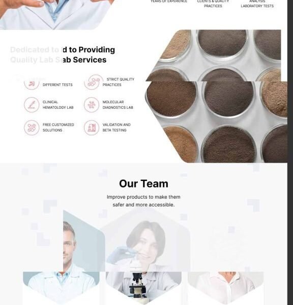 Theme wordpress phòng lab