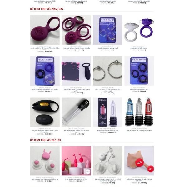 Theme wordpress shop sinh lý đồ chơi tình dục 18