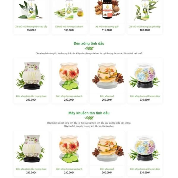 Theme wordpress bán hàng thực phẩm chức năng 22