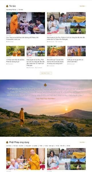 Theme wordpress tin tức 21 tin tức phật giáo